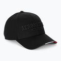 Men's Aeronautica Militare Basic With Metal Eagle jet black baseball cap