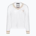 Aeronautica Militare Lady V-Neck sweatshirt bianco ottico