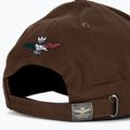 Men's Aeronautica Militare Cotton With Emblem chocolate baseball cap 5