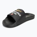 Men's Aeronautica Militare Beach jet black slides 6