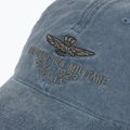 Men's Aeronautica Militare Pigment Treated blue navy baseball cap 3