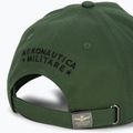 Men's Aeronautica Militare Basic With Metal Eagle seaweed green baseball cap 4