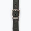 Men's belt Aeronautica Militare 251CP264PL276 camou military olive / testa di moro 2