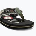 Men's Aeronautica Militare 251SC310CT3593 camouflage green flip flops 7