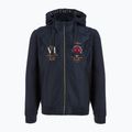Men's sweatshirt Aeronautica Militare 251AF500F459 Cappucio blu navy