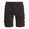 Men's Aeronautica Militare Tasconato black washed shorts