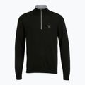 Men's sweater Aeronautica Militare 1/2 Zip jet black