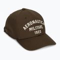 Men's baseball cap Aeronautica Militare HA1104UCT02 chestnut brown