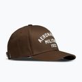 Men's baseball cap Aeronautica Militare HA1104UCT02 chestnut brown