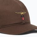 Men's baseball cap Czapka Aeronautica Militare 262HA1246UCT02261 autumn brown 3