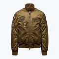 Men's jacket Kurtka Aeronautica Militare 262AB3077UCT04361 Bomber fern green