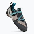 Women's climbing shoes SCARPA Veloce light gray/maldive 7