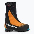 Men's high alpine boots SCARPA Phantom 6000 black/ bright orange 2