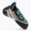 Women's climbing shoes SCARPA Veloce L light gray/maldive 2