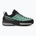 Women's trekking boots SCARPA Mescalito Planet jade/black 2