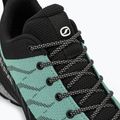 Women's trekking boots SCARPA Mescalito Planet jade/black 8
