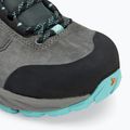 Women's trekking boots SCARPA Rush TRK GTX midgray/aqua 7