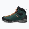 Women's trekking boots SCARPA Mojito Hike GTX botanic green/orange pop 10