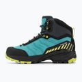 SCARPA Rush TRK GTX ceramic/sunny lime women's trekking boots 9