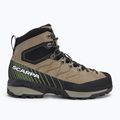 Men's trekking boots SCARPA Mescalito TRK GTX taupe/forest 2