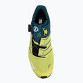 Men's SCARPA Ribelle Run Calibre HT running shoe lime green/deep lagun 5