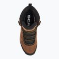 Men's trekking boots SCARPA Moraine Polar Gtx dark brown / sulphur 5