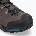 Men's trekking boots SCARPA ZG Trek GTX titanium/lake blue 7