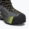 Men's high alpine boots SCARPA Ribelle Lite HD iron gray / lime 7