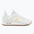 EA7 Emporio Armani Black & White Laces triple white/gold/honey shoes 2