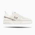 EA7 Emporio Armani Summer Court triple off white/tan shoes 8