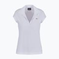 Women's EA7 Emporio Armani Train Costa Smeralda polo shirt white