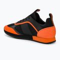 EA7 Emporio Armani Black & White Laces black/orange tiger shoes 3
