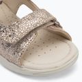 Children's sandals Geox Macchia white/gold 7