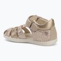 Children's sandals Geox Macchia white/gold 3