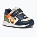 Children's shoes Geox Rishon navy/light orange 8