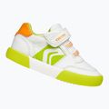 Geox Gisli white/fluo green children's shoes 10
