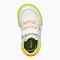 Geox Gisli white/fluo green children's shoes 14