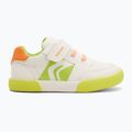 Geox Gisli white/fluo green children's shoes 2