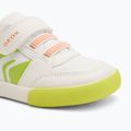 Geox Gisli white/fluo green children's shoes 7