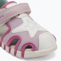 Children's sandals Geox Iupidoo white/fuchsia 7