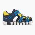 Children's sandals Geox Iupidoo navy/fluo yellow 2