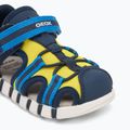 Children's sandals Geox Iupidoo navy/fluo yellow 7