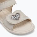 Children's sandals Geox Verred white/silver 7
