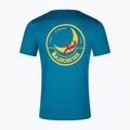 Men's T-shirt La Sportiva Climbing on the Moon turchese/giallo 2