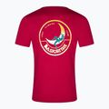 Men's T-shirt La Sportiva Climbing on the Moon fuchsia/yellow 2