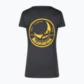 La Sportiva women's T-shirt Climbing on the Moon carbon/giallo 2