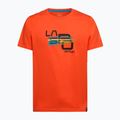 La Sportiva Stripe Cube men's T-shirt cherry tomato