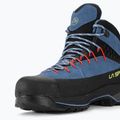 La Sportiva TX4 Evo Mid GTX moonlight/cherry tomato women's climbing shoe 8