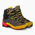 Men's trekking boots La Sportiva Aequilibrium Trek GTX carbon/yellow 4