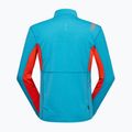 Men's La Sportiva Swift Longsleeve sweatshirt tropical blue/ cherry tomato 2
